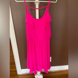 Lush Hot Pink Dress